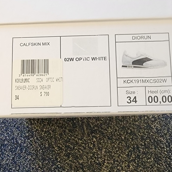 Diorun sneakers in calfskin mix - Picture 6 of 10